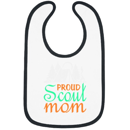 Scout Job Proud Scout Mom Funny Scouting 1 Bibs
