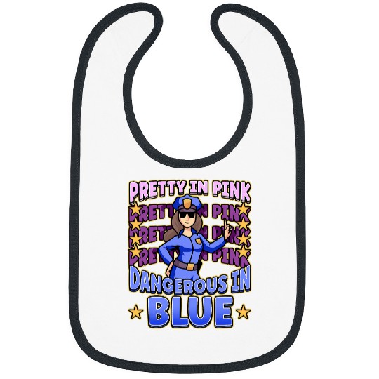 Law Enforcement Design for a Female Police Officer 1 Bibs