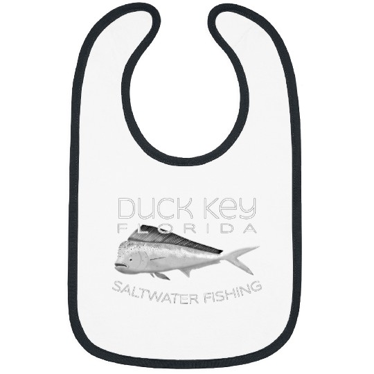 Duck Pet Saltwater Deep Sea Fishing Duck Key Florida Mahi Mahi Bibs