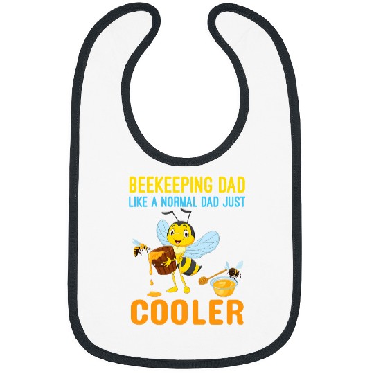 Cool Beekeeping Art Men Dad Bee Hive Keeping Honey Beekeeper Bibs