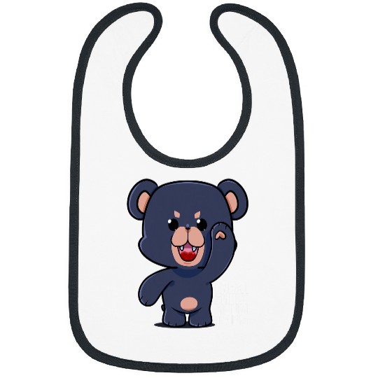 Bear Pet Great Smoky Mountains National Park Bear Kids Boys Girls Bibs