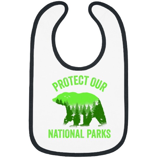 Bear Pet Protect Our National Parks Outdoor Nature Bear Bibs