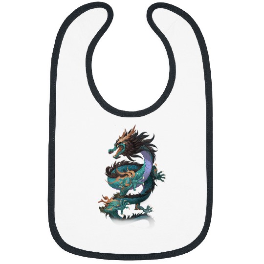 Dragon Pet Chinese Japan Dragon Mythology Dragon Jade Green Bibs