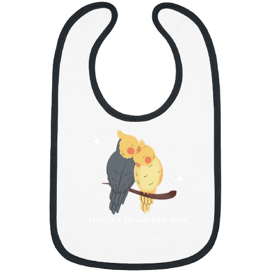 Cute Birds On A Branch Birding Bird Watching Bird Watcher Bibs