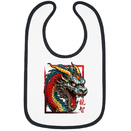 Dragon Pet Chinese Dragon Graphic Year of the Dragon Lover Bibs