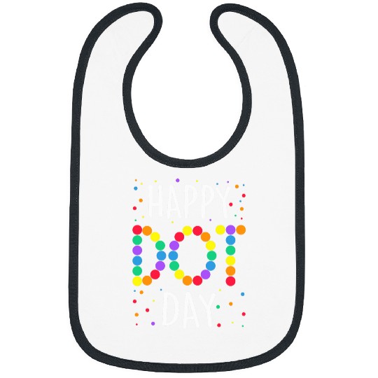 Happy International Dot Day Cute Boys Girls Kids Teacher Bibs
