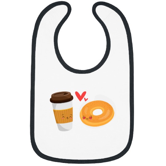 Coffee Fun Bagel Coffee Funny Bagels Breakfast Bibs