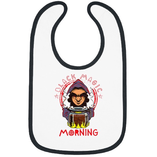 Coffee Fun Black Magic Morning Brew For Mom Coffee Lover Bibs