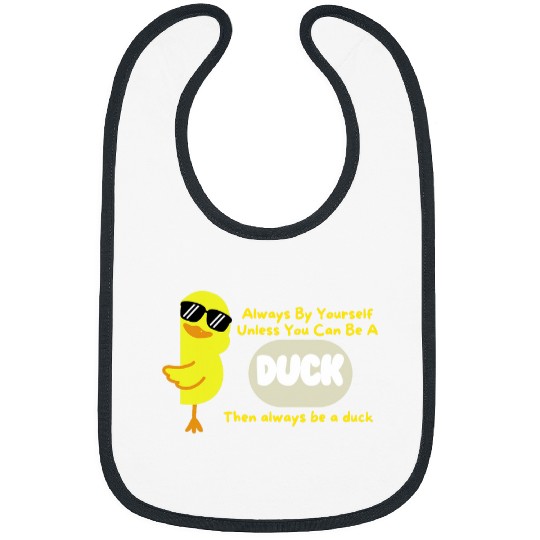Discover Duck Pet yellow Duck Retro and Farm Animal Duck Lover design Bibs