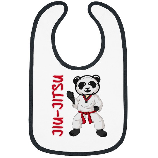 Panda Pet Jiu Jitsu Panda BJJ Funny Brazilian Jew Jitsu Bibs