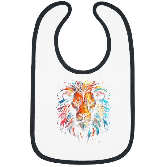 Colorful Lion Bibs