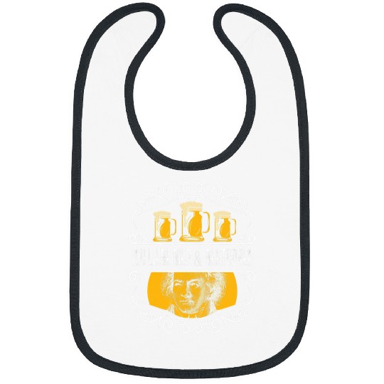 Beer Fun Oktoberfest I love beer and classic music Beethoven Bibs