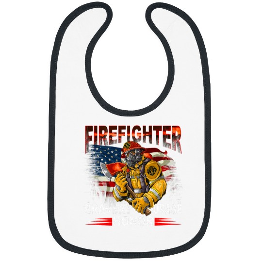 Firefighter Job Bravery Courage Honor Fires 2 Bibs