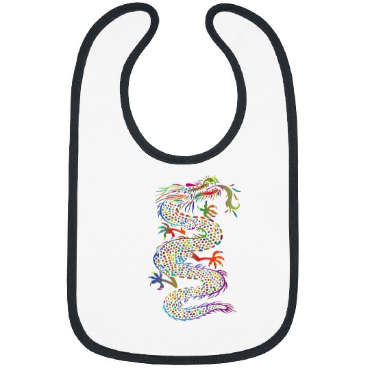 Dragon Pet Chinese Design of a Dragon colorful Tai Chi tai chi dragon Bibs