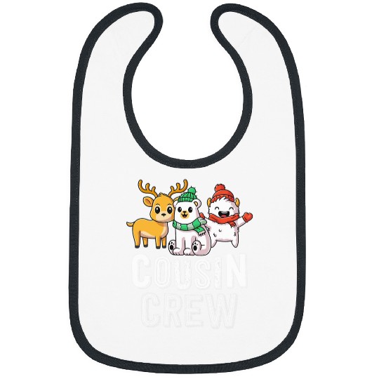 Bear Pet Cousin Crew Christmas s For Kids Reindeer Polar Bear Bibs