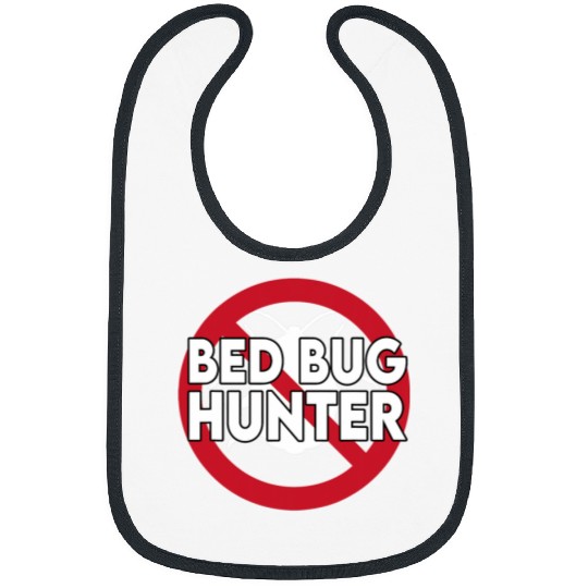 Cool Bed Bug Hunter Design Exterminator Parasite Bibs