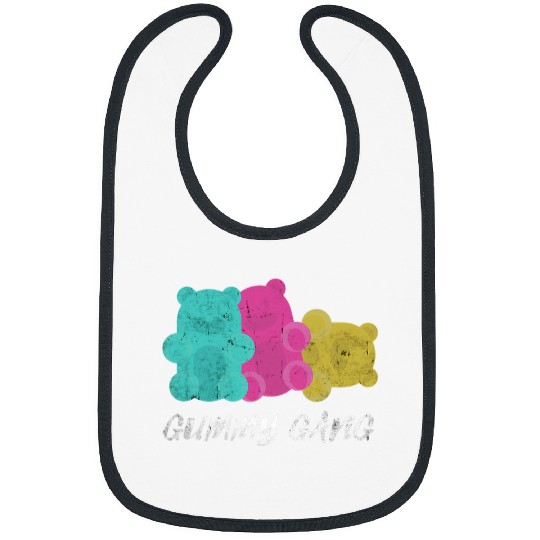Bear Pet Boys Girls Distressed Gummy Bear Sweet Gummies Candy Lovers Bibs