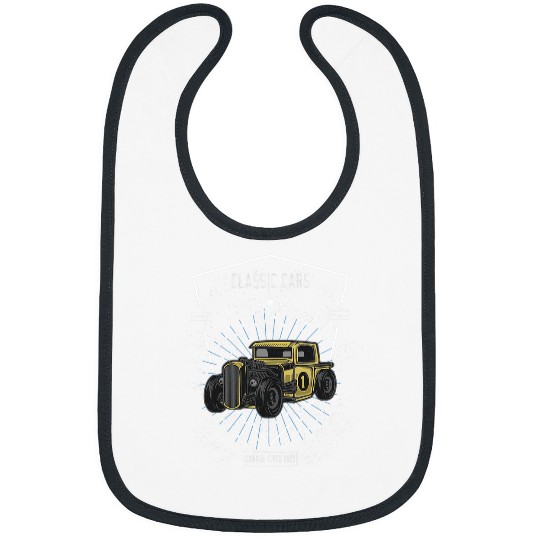 cool Hot Rod low brow gothic tattoo design Bibs