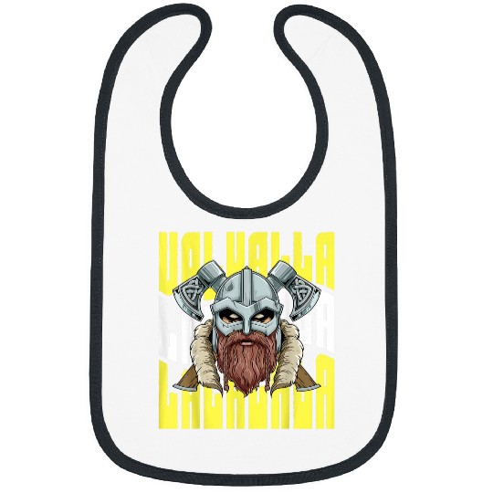 Mens Valhalla Viking Warrior Celtic Culture Norsemen 1 Bibs