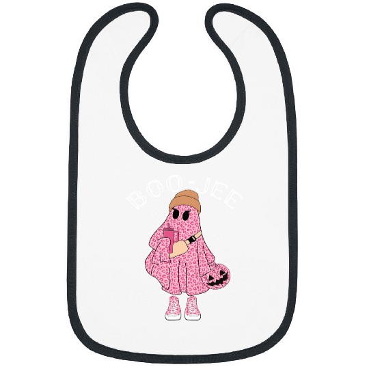 Coffee Fun Cute ghosts Halloween Costume Boujee BooJee Bibs