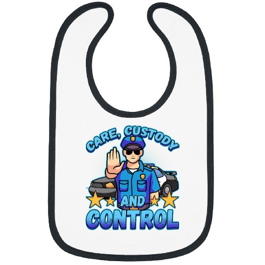 Law Enforcement Design for a Police Officer 6 Bibs
