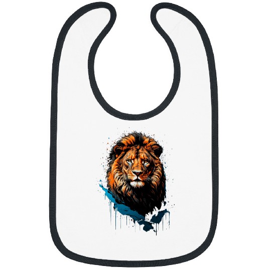 Lion Pet Powerful And Courageous Lion Great Lion Bibs