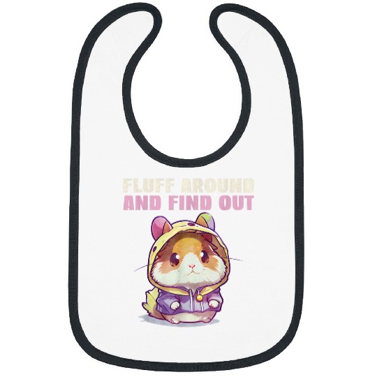 Hamster Pet Fluff Around And FindOut Cute Fed Up Hamster Bibs