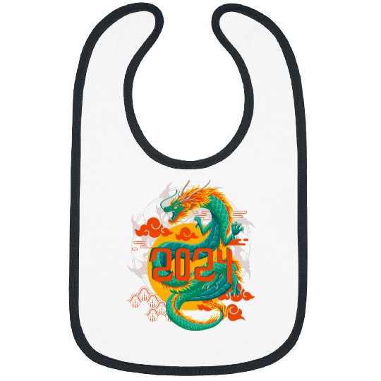 Dragon Pet Chinese Lunar New Year Year of the Dragon zodiac sign 32 Bibs
