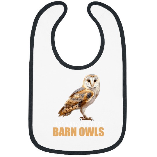 Owl Pet Just a Boy who loves Barn Owls Barn Owl Bibs