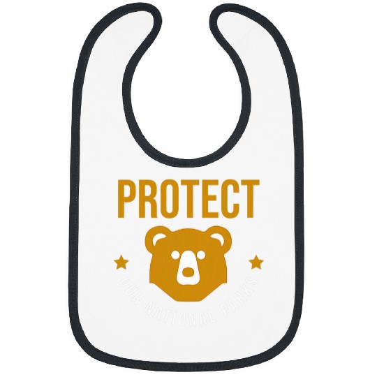 Bear Pet Protect Our National Parks Outdoor Bear Environmentalist 8 Bibs