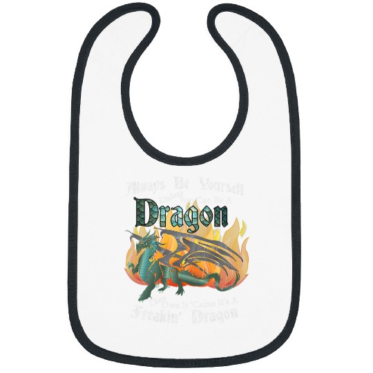 Dragon Pet Self Love Fantasy Dragon Bibs
