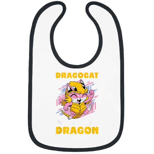 Dragon Pet Draco Cat I m Actually a Dragon Anime Bibs