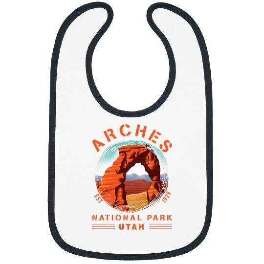 Cool Arches National Park Utah Desert Arch Abstract Bibs