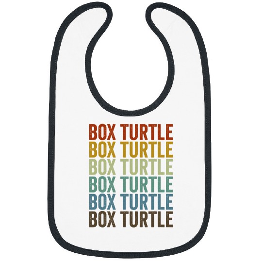 Turtle Pet Box Turtle Retro Bibs