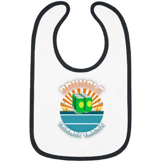 Beer Fun Druncle Drunk Uncle Gift For Uncle 6 Pack Beer Drinkers Bibs