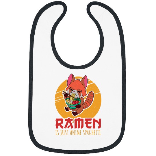 Panda Pet Red panda ramen noodle japan cuisine japanese asian food 6 Bibs