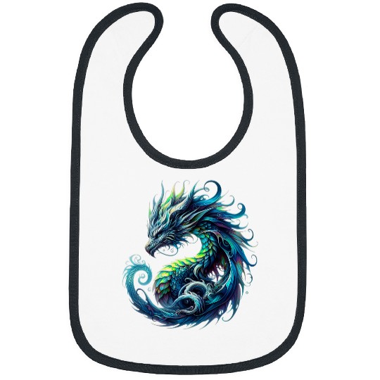 Dragon Pet Stained Glass Dragon 15 Bibs