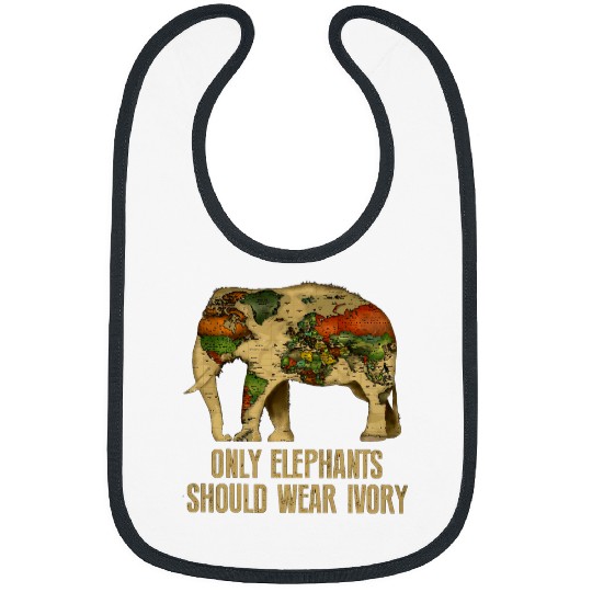 Elephant Pet Only Elephants Should Wear Ivory 2 Bibs