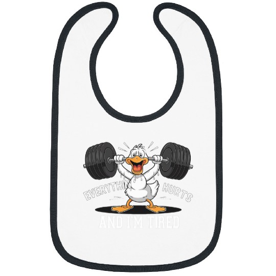 Duck Pet Everything Hurts And I m Tired Duck 12 Bibs