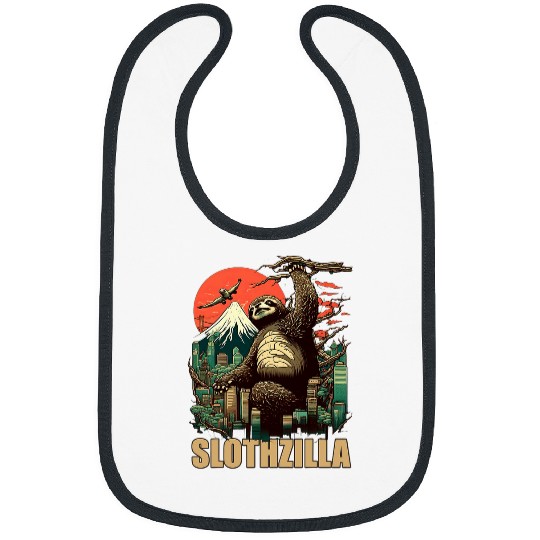 Sloth Pet Japan Kaiju Sloth Slothzilla Bibs