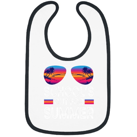SCHOOLS OUT FOR SUMMER Teacher Student Last Day Of School Bibs