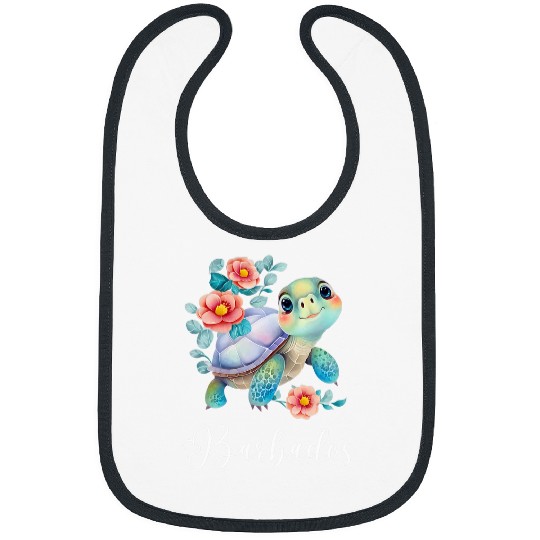 Turtle Pet Barbados Turtle Vacation Beach Kids Bibs