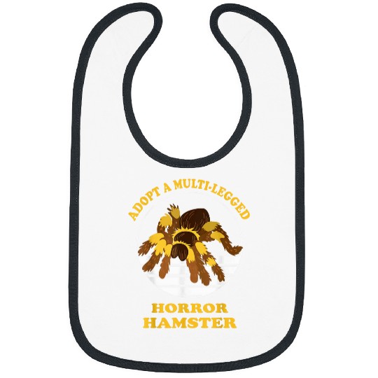 Hamster Pet Funny Spider Adopt A Multilegged Horror Hamster Arachnid Bibs
