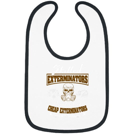 Exterminator Skilled Pest Control Eradicator Terminator Bibs