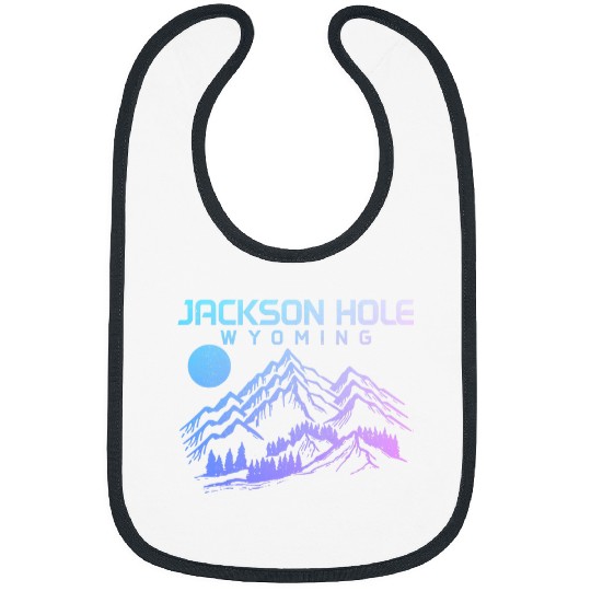 Jackson Hole Wyoming Skis Snowboard Winter vintages Mountains Bibs