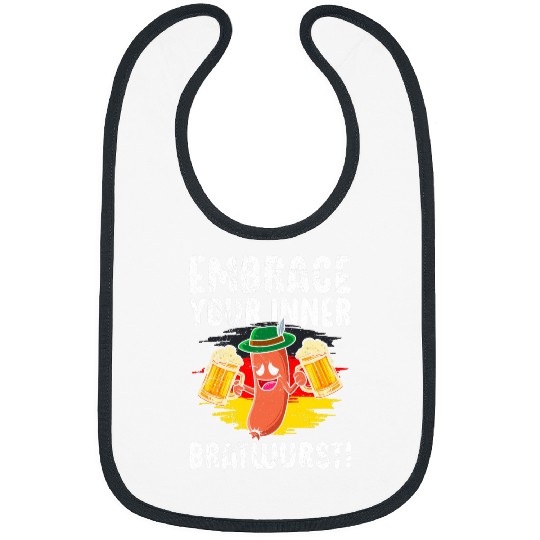Beer Fun Germany Beer Fan Embrace your Inner Bratwurst Oktoberfest Bibs