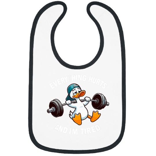 Duck Pet Everything Hurts And I m Tired Duck 22 Bibs