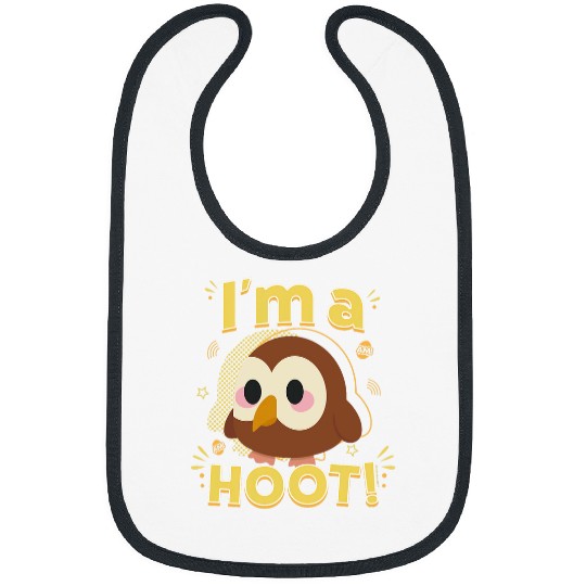 Owl Pet Adopt Me I m A Hoot Cute Little Owl Portrait Bibs