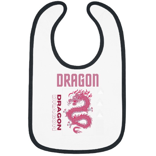 Dragon Pet Fairy Japanese Dragon Aesthetic Funny Cute Fans Present 1 Bibs