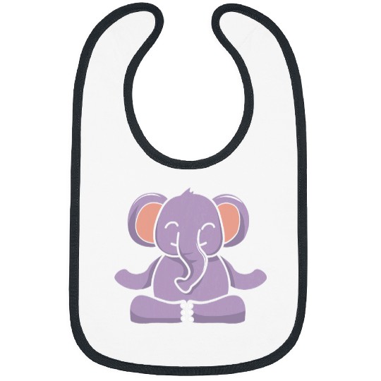 Elephant Pet Whisperer Zoo Animal Lover Zookeeper Safari 1 Bibs